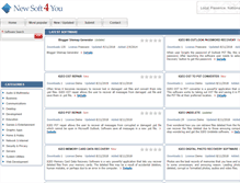 Tablet Screenshot of newsoft4you.com